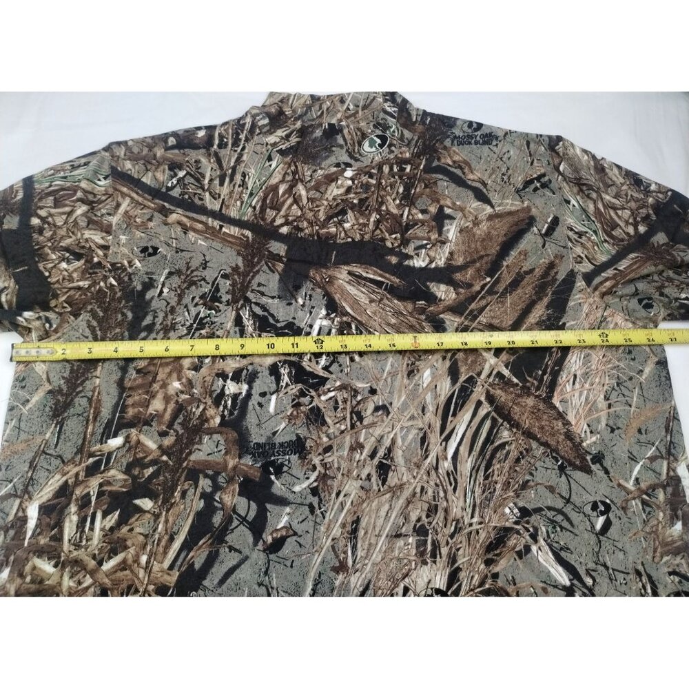 Mossy Oak Duck Blind Men's Camo Hunting Shirt T-Shirt XL SKU 3793 - Picture 8 of 9